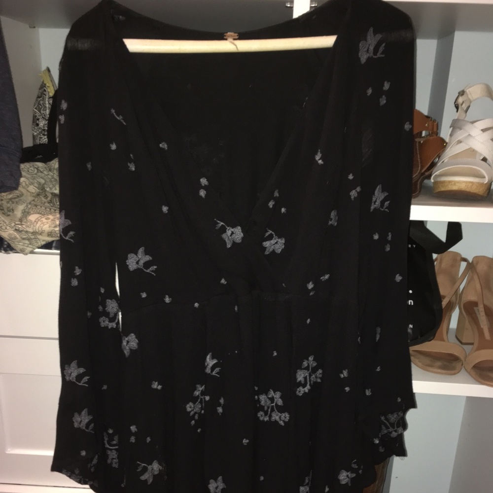 Free People Black Dress